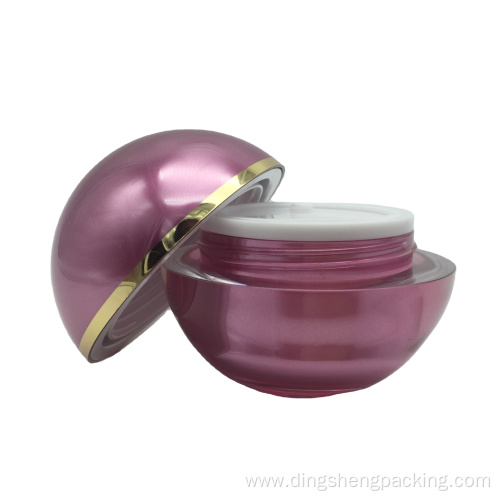 Pot cosmetique vide rose masque sphere pot de creme pot 30ml